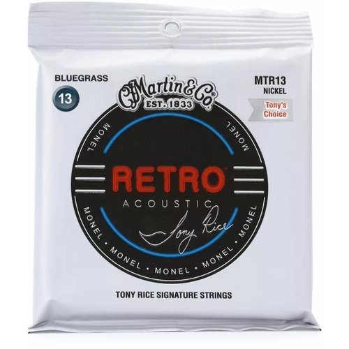 Martin Martin Tony Rice Bluegrass Retro Style Strings Medium 13-56 Martin Martin Tony Rice Bluegrass Retro Style Strings Medium 13-56