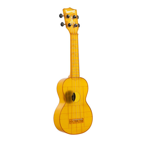 Kala Kala Waterman Transparent Amber Yellow Soprano Ukulele Kala Kala Waterman Transparent Amber Yellow Soprano Ukulele