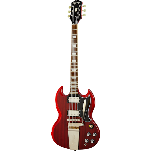 Epiphone Epiphone SG Standard 60s Maestro Vibrola in Vintage Cherry Epiphone Epiphone SG Standard 60s Maestro Vibrola in Vintage Cherry