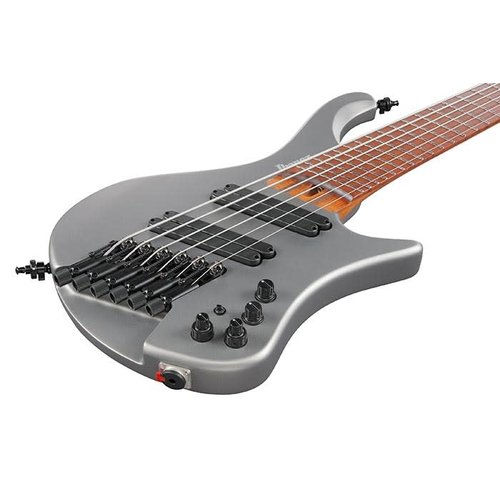 Ibanez Ibanez Bass Workshop EHB1006MS Ergonomic Headless 6-String Multiscale Bass w/Bag - Metallic Gray Matte