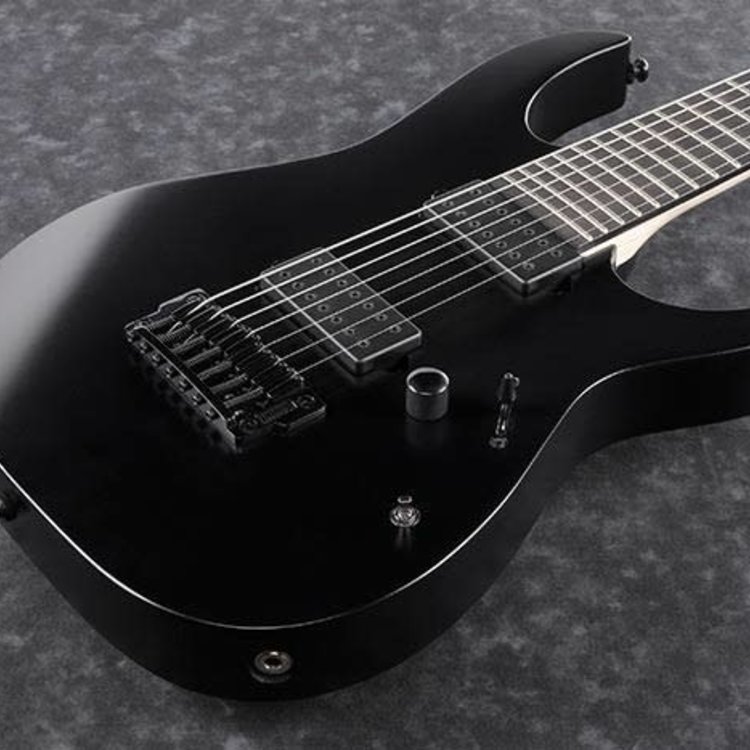 Ibanez Ibanez Iron Label RGIXL7 7-String Electric Guitar - Black Flat
