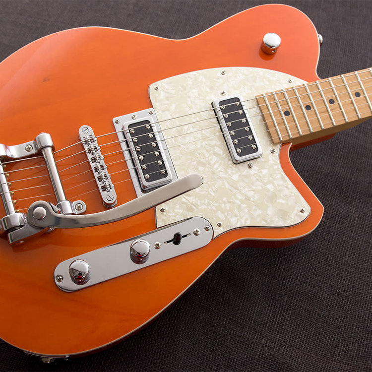 Reverend Reverend Flatroc - Bigsby in Rock Orange