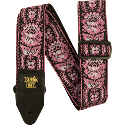 Ernie Ball Ernie Ball Pink Orleans Jacquard Strap Ernie Ball Ernie Ball Pink Orleans Jacquard Strap
