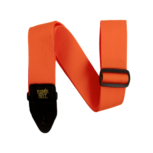 Ernie Ball Ernie Ball Orange & Black Polypro Guitar Strap Ernie Ball Ernie Ball Orange & Black Polypro Guitar Strap