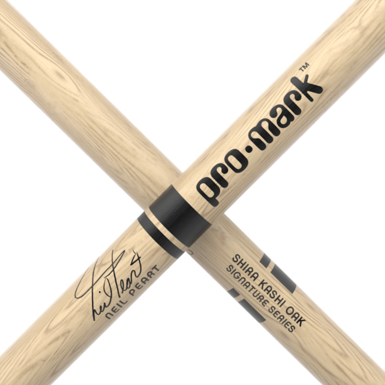 Promark ProMark Neil Peart 747 Shira Kashi Oak Drumstick, Wood Tip