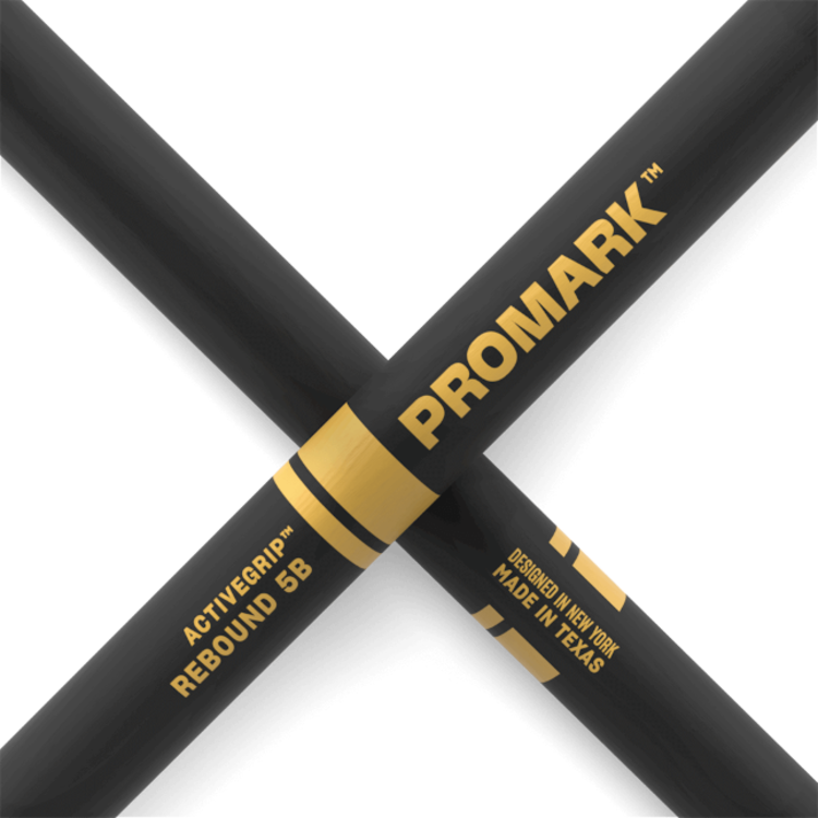 Promark ProMark Rebound 5B ActiveGrip Hickory Drumstick, Acorn Wood Tip