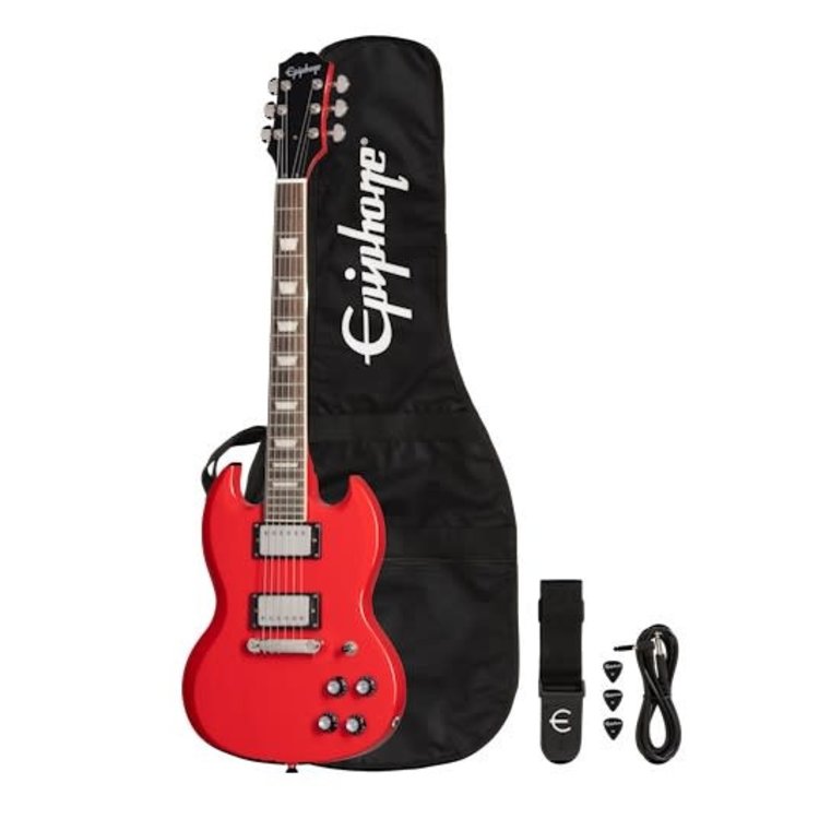 Epiphone Epiphone Power Players SG in Lava Red w/Gig Bag, Cable, & Picks