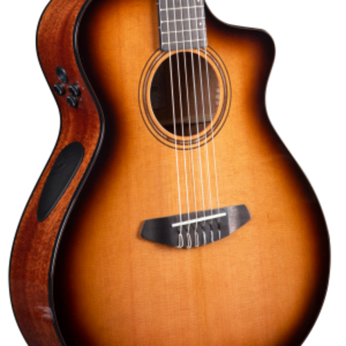 Breedlove **B-Stock** Breedlove Solo Pro Concert Edgeburst Nylon CE Red Cedar-African Mahogany w/Case