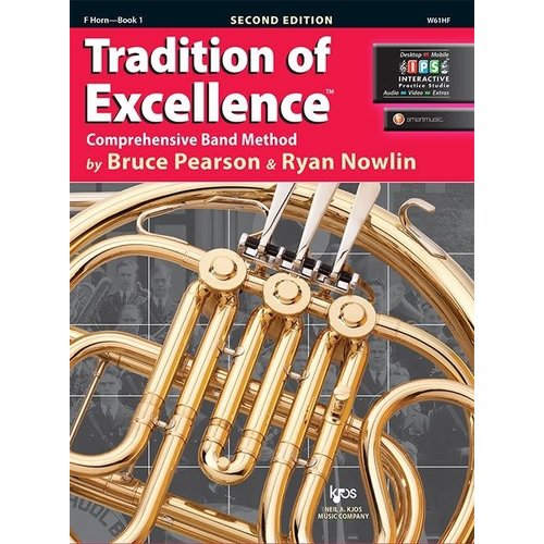 Kjos Tradition of Excellence Book 1 - F Horn