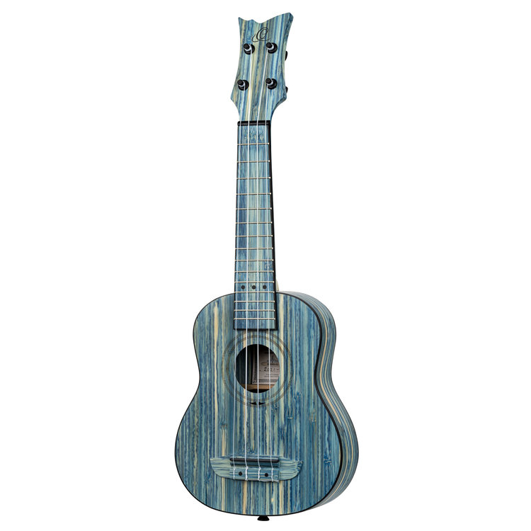 Ortega Ortega Bamboo Series Stonewashed Soprano Ukulele w/Bag