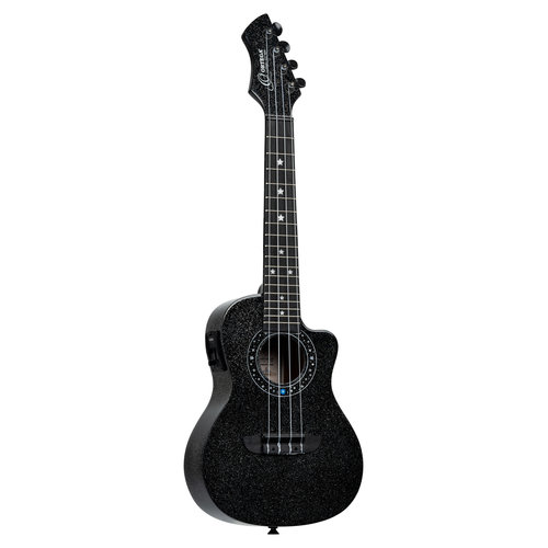 Ortega Ortega Horizon Series Black Sparkle Concert Ukulele w/Bag Ortega Ortega Horizon Series Black Sparkle Concert Ukulele w/Bag