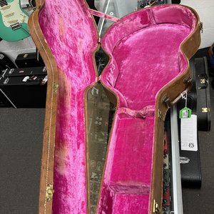 Used Vintage Gibson 1950's Stone Case ES-175 Brown and Pink