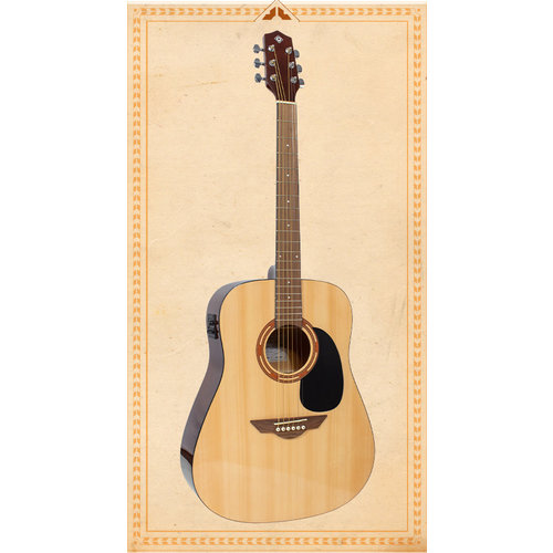 H. Jimenez Ranchero Full Size Steel String Acoustic/Electric Guitar w/Bag H. Jimenez Ranchero Full Size Steel String Acoustic/Electric Guitar w/Bag