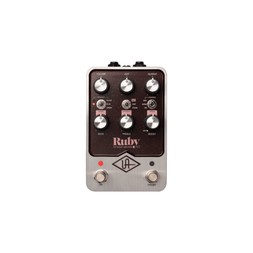 Universal Audio UA-RUBY-U - UAFX Ruby '63 Top Boost Amplifier Emulation pedal with Bluetooth