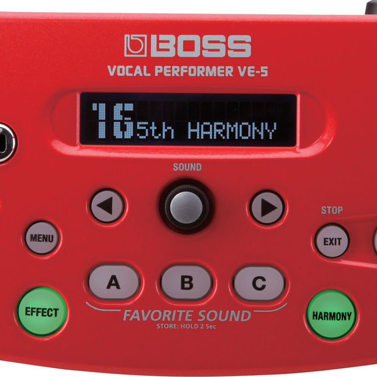 Boss BOSS VE-5 Vocal Performer - Red