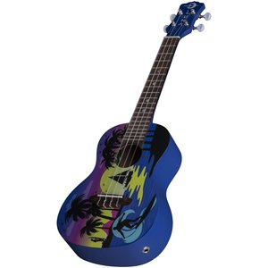 Luna Guitars Luna Kauwela Summer A/E Concert Ukulele w/Gig Bag