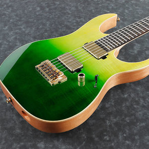 Ibanez *IN STOCK* Ibanez Luke Hoskin Signature LHM1 Electric Guitar w/Bag - Transparent Green Gradation