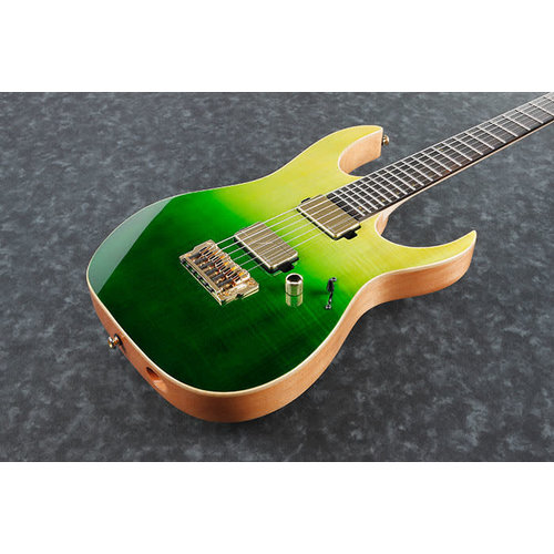 Ibanez *IN STOCK* Ibanez Luke Hoskin Signature LHM1 Electric Guitar w/Bag - Transparent Green Gradation