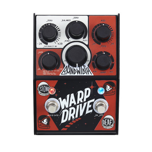 Stone Deaf Stone Deaf Warp Drive LTD EDITION - Symmetrical clipping high gain distortion Stone Deaf Stone Deaf Warp Drive LTD EDITION - Symmetrical clipping high gain distortion