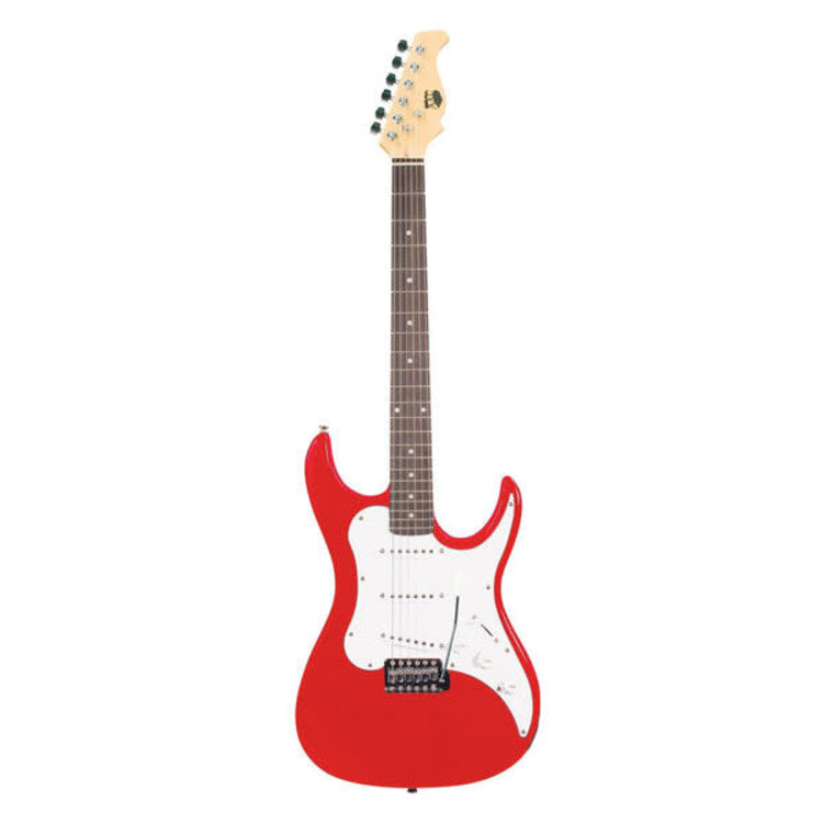 AXL Headliner Double Cutaway Electric Guitar in Red - B's Music Shop