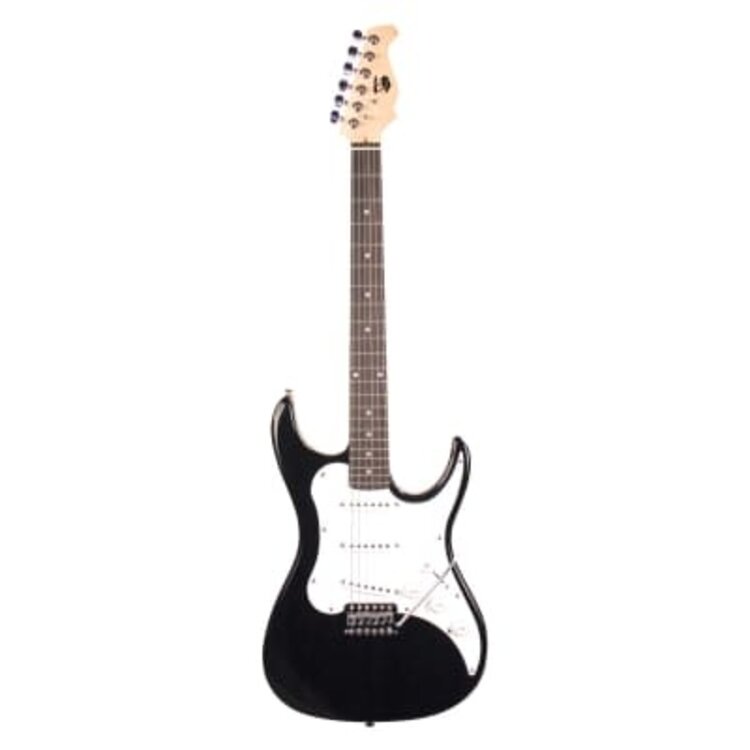 AXL Headliner Double Cutaway Electric Guitar in Black