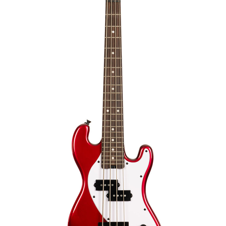 Kala Kala Solid Body 4-String Fretted U-BASS in Candy Apple Red