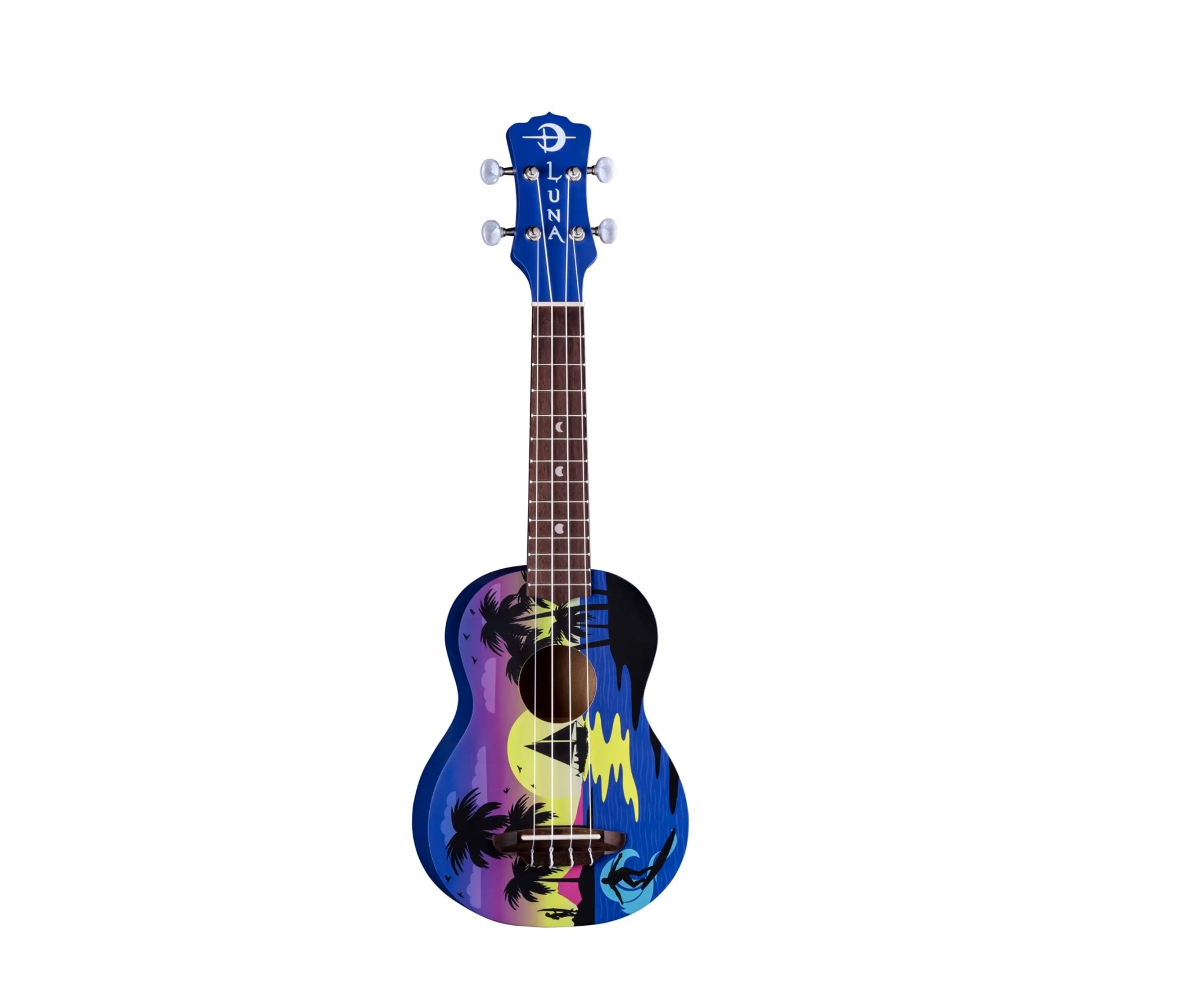 Luna Kauwela Summer Soprano Ukulele w/Gig Bag - B's Music Shop