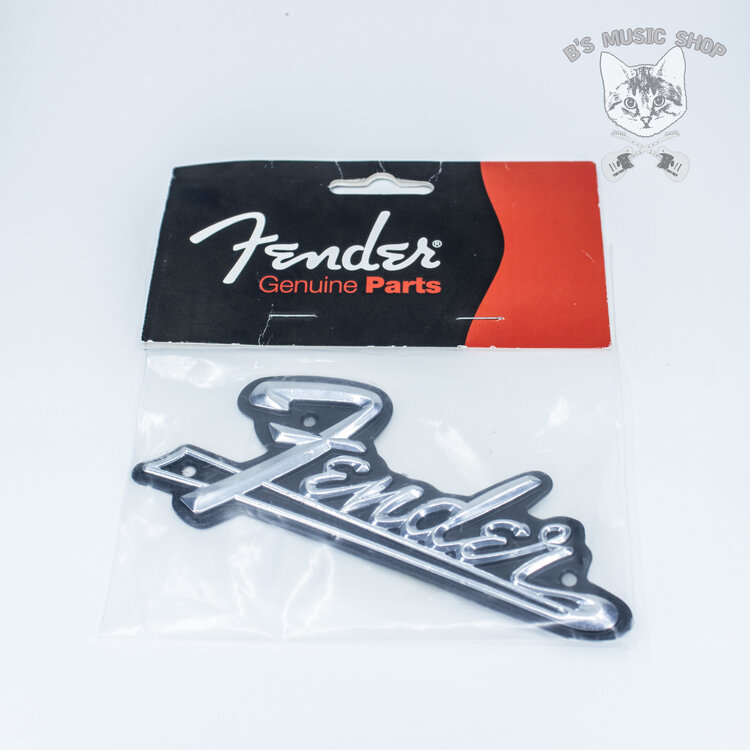 Used Fender Amplifier Logo Black/Silver