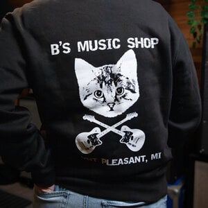 B's Music Shop B's Music Shop Black Hoodie