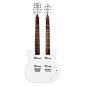 Danelectro Danelectro 6/12 Doubleneck White Pearl