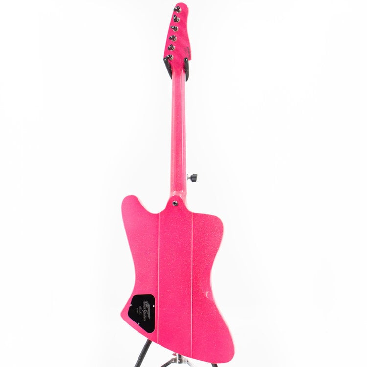 Kauer Kauer Banshee Deluxe - Neon Pink Sparkle w/ Gig Bag