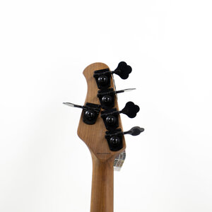 Sterling by Music Man Sterling by Music Man StingRay 5 HH RAY35HH Poplar Burl in Amber w/Gig Bag