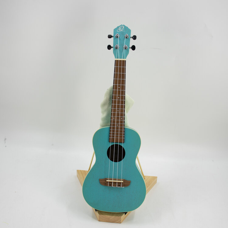 Ortega Used Ortega Earth Series Concert Ukulele Turquoise