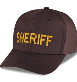Hero's Pride Sheriff Hat - Brown & Gold