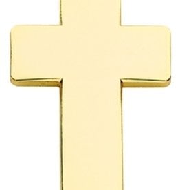 Hero's Pride 1" Chaplain Cross Pair - Gold