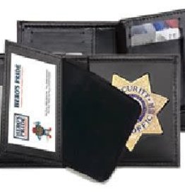 Hero's Pride Leather Badge Wallet w ID 7 Point Star