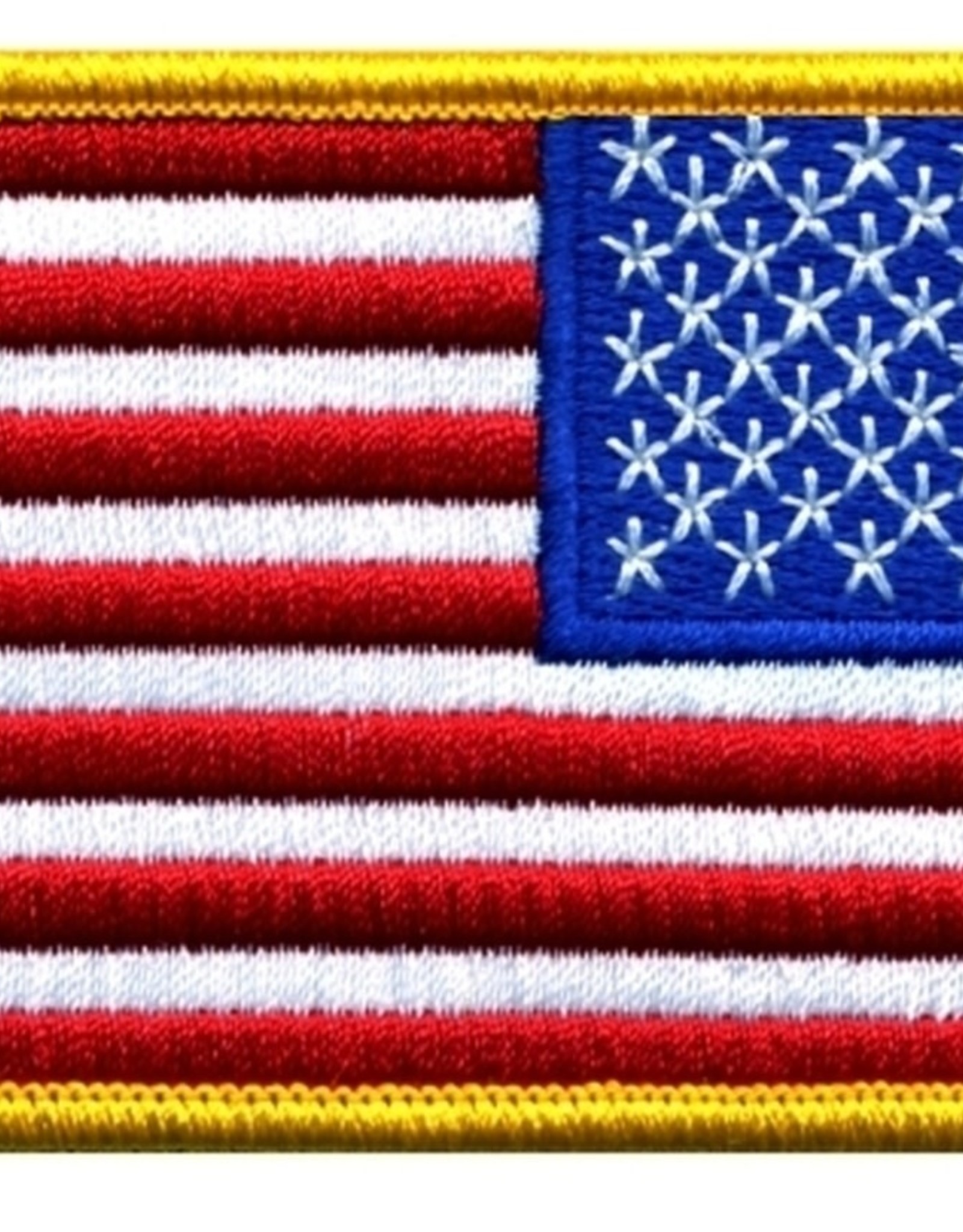 Hero's Pride U.S. Flag Iron-On Patch