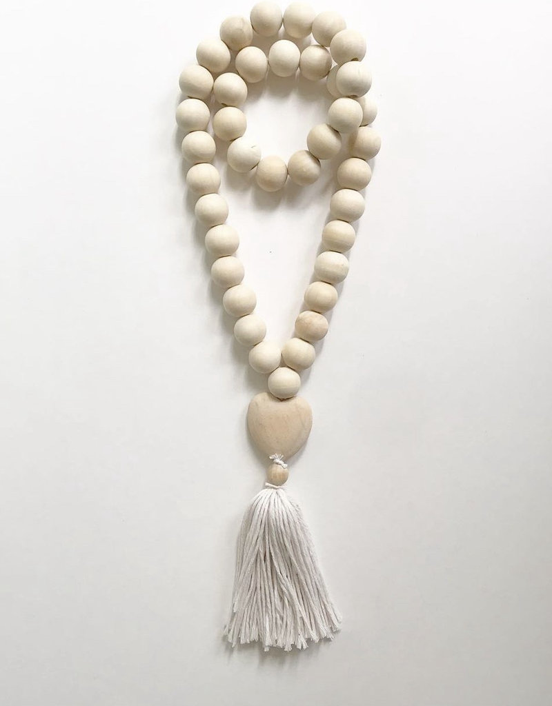 Twig and tassel Love Beads
