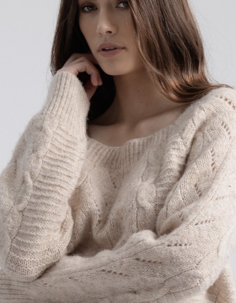 Detail  front sweater