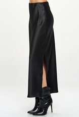 Satin maxi skirt/dr