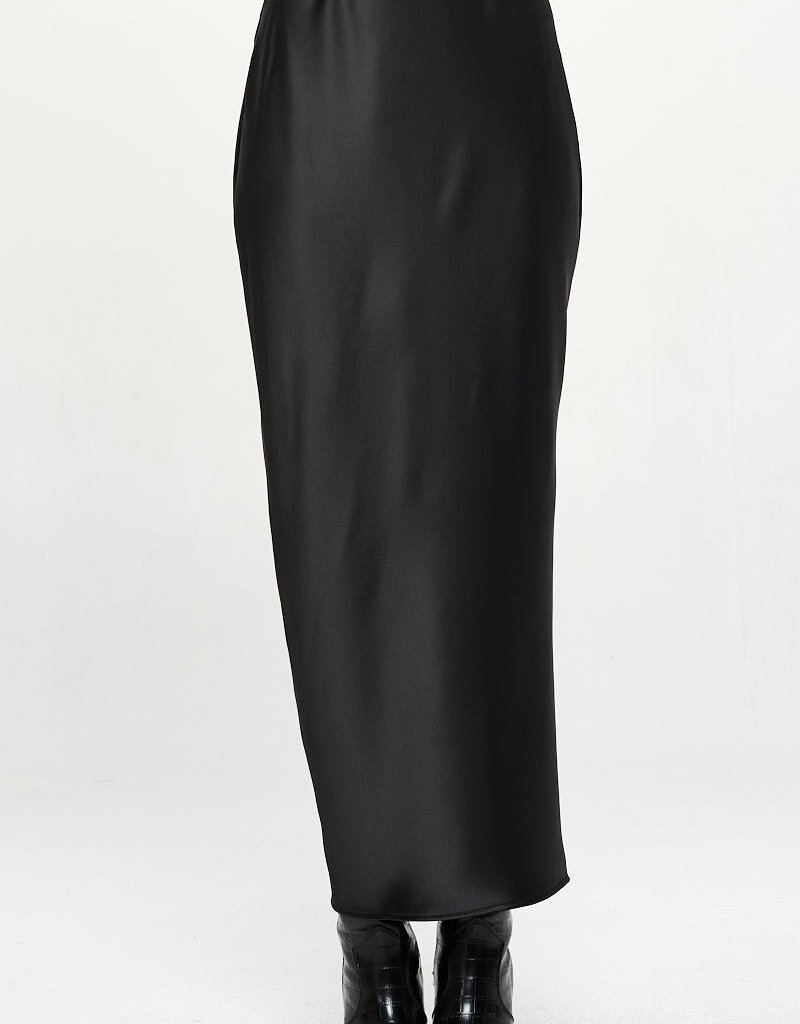 Satin maxi skirt/dr