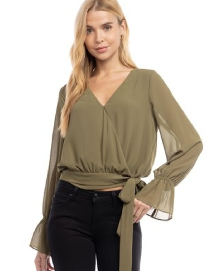 Wrap blouse