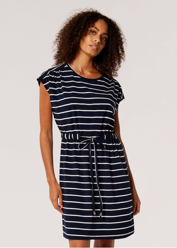 Apricot Apricot nautical stripe dress