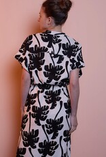 SMF SMF  linen palm dress