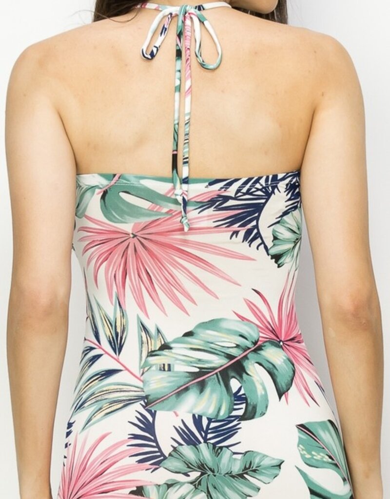 Palms halter dress