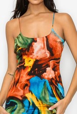 Abstract bodycon dress