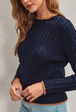 Hailey cable sweater