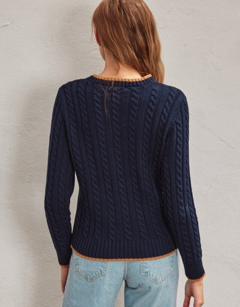 Hailey cable sweater
