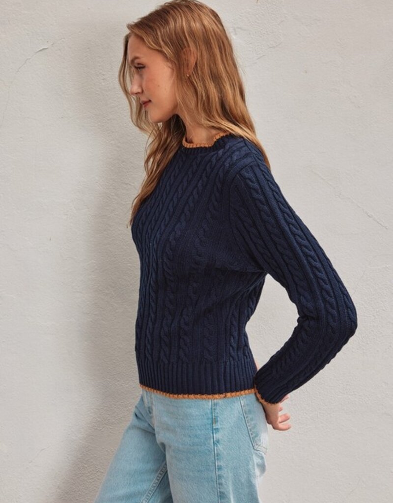 Hailey cable sweater