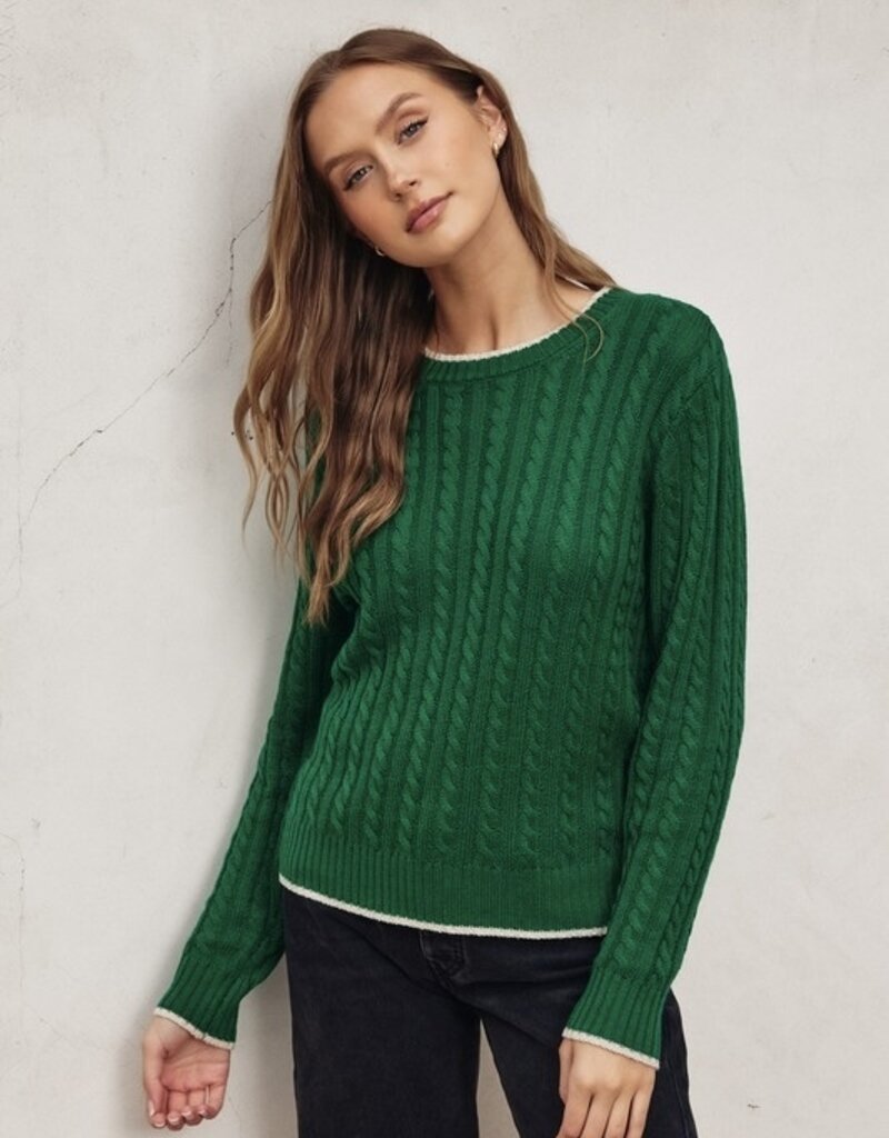 Hailey cable sweater